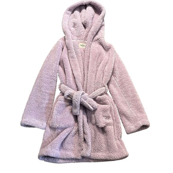 UGG Other - UGG Aarti Robe Women’s Size Medium Light Purple Plush Fleece Lounge Bathrobe
